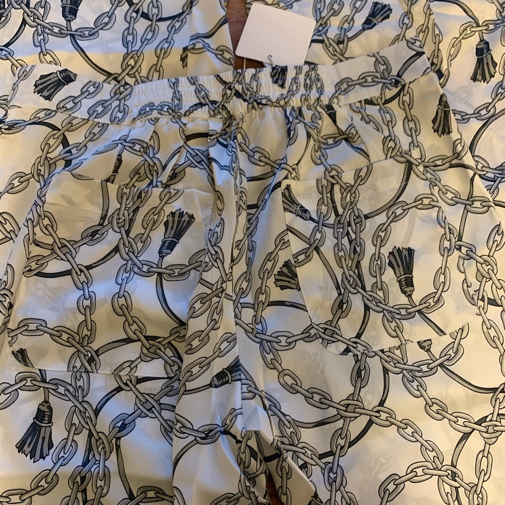 NWT love + harmony black white bridle chain pants - Picture 6 of 6